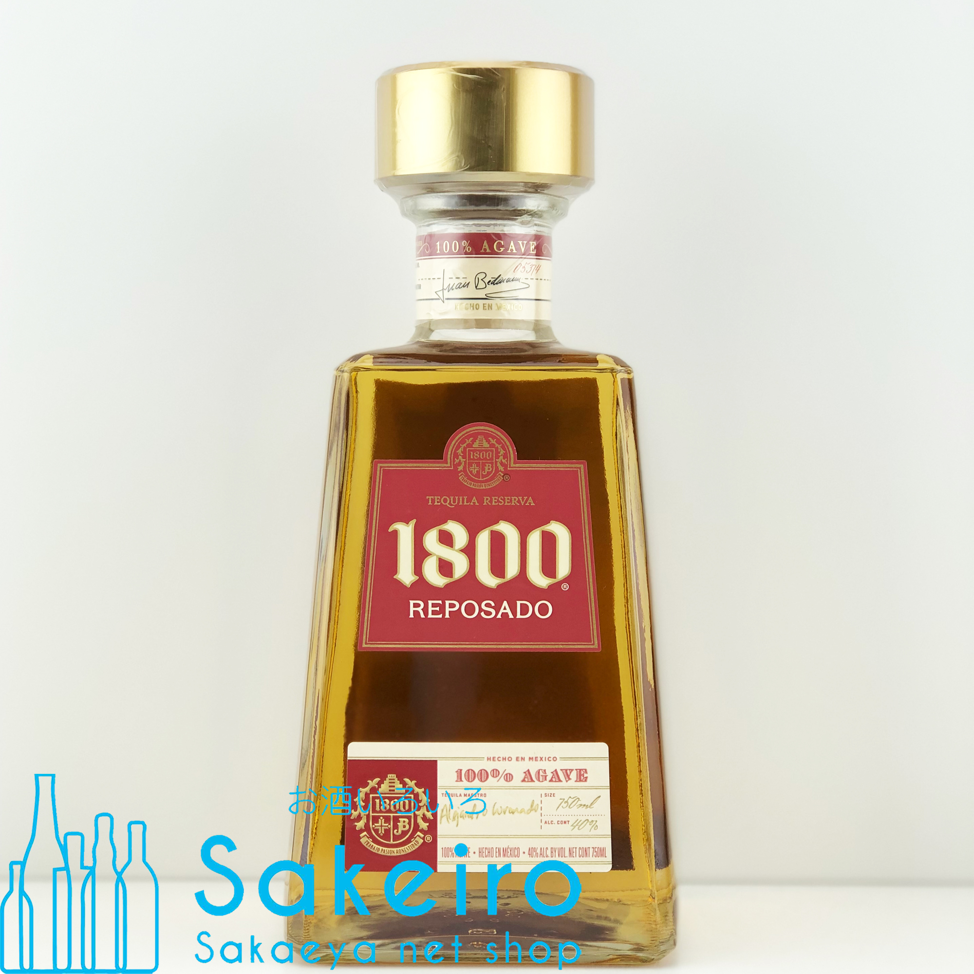 クエルボ 1800 レポサド 40％ 750ml - お酒いろいろ Sakeiro -Sakaeya net shop-