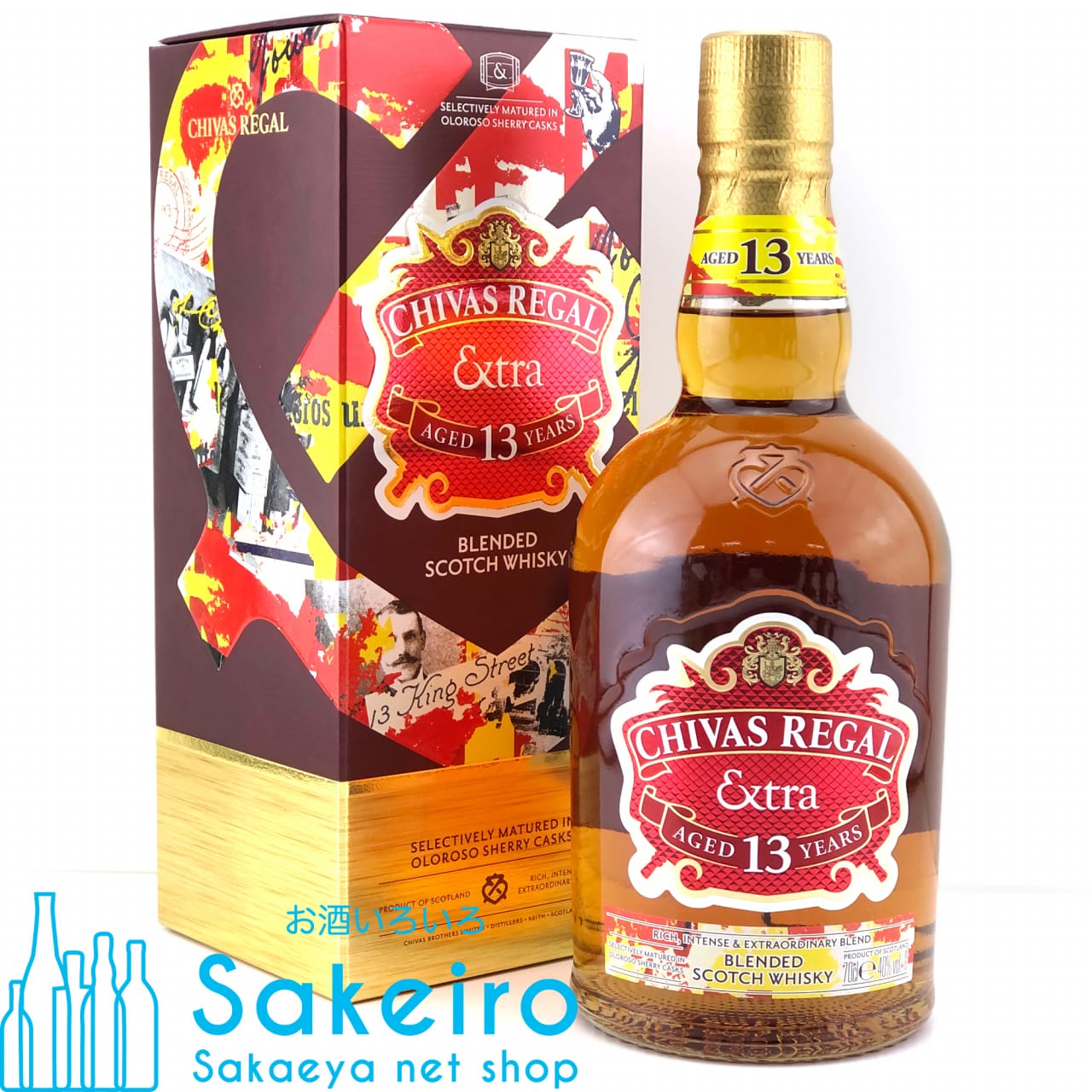シーバスリーガル エクストラ 13年 オロロソ シェリーカスク 40％ 700ml - お酒いろいろ Sakeiro -Sakaeya net  shop-