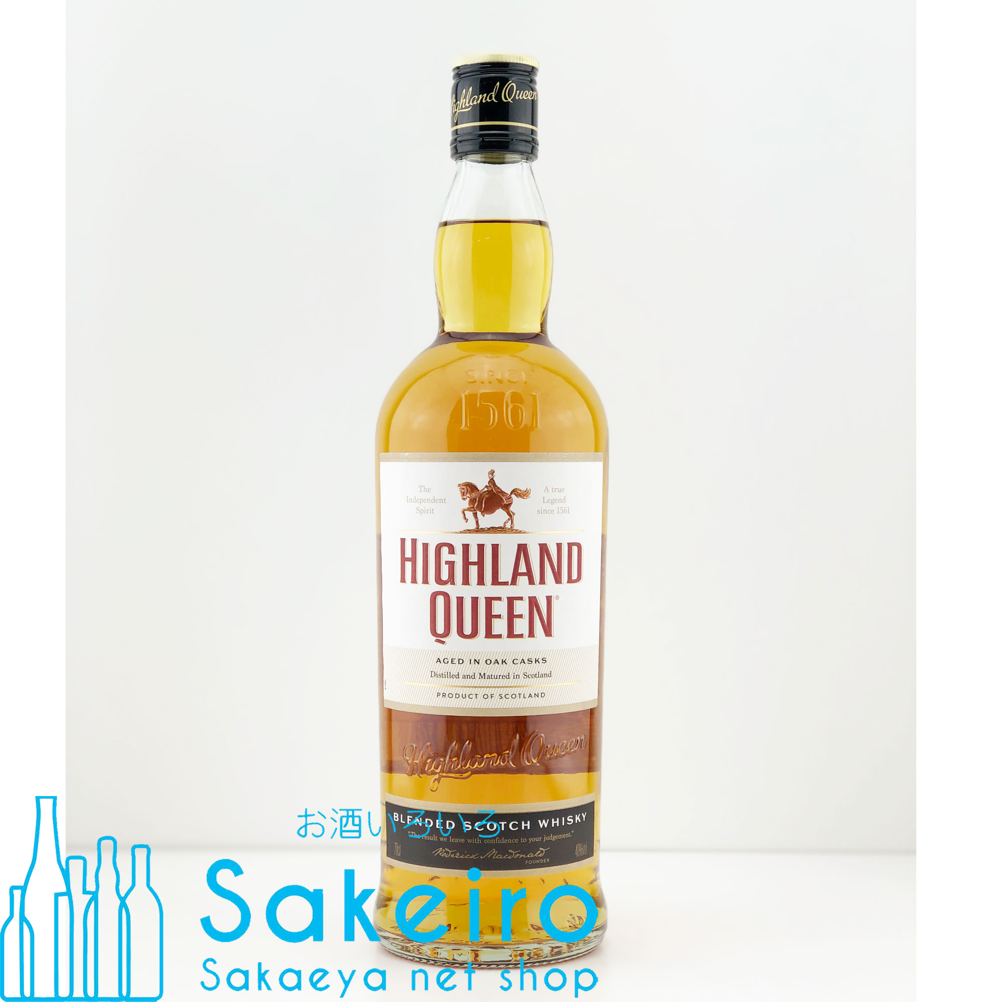 ハイランド・クイーン ブレンデッド・スコッチ・ウイスキー 40％ 700ml - お酒いろいろ Sakeiro -Sakaeya net shop-