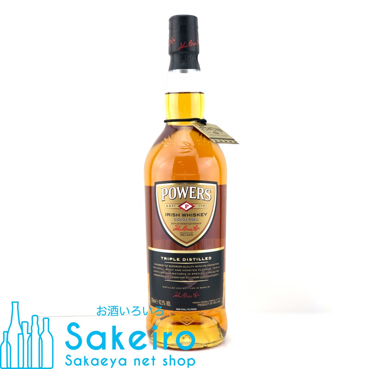 パワーズ 40％ 700ml お酒いろいろ Sakeiro -Sakaeya net shop-
