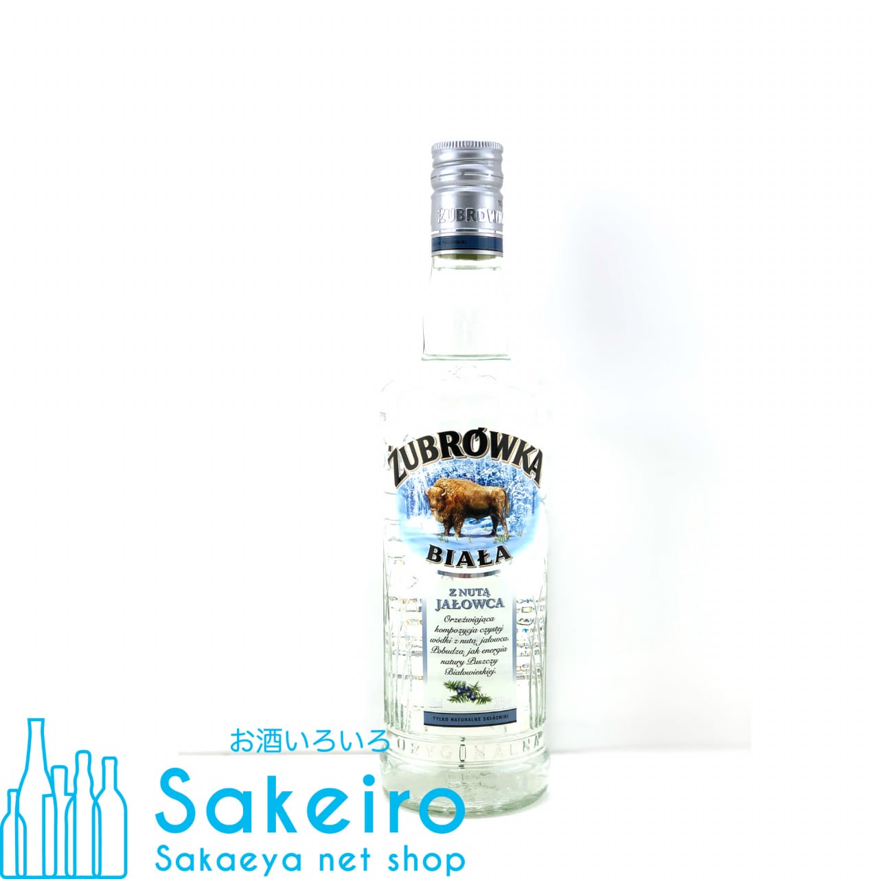ズブロッカ クリア ジンフレーバー ウォッカ 37.5% 500ml - お酒いろいろ Sakeiro -Sakaeya net shop-